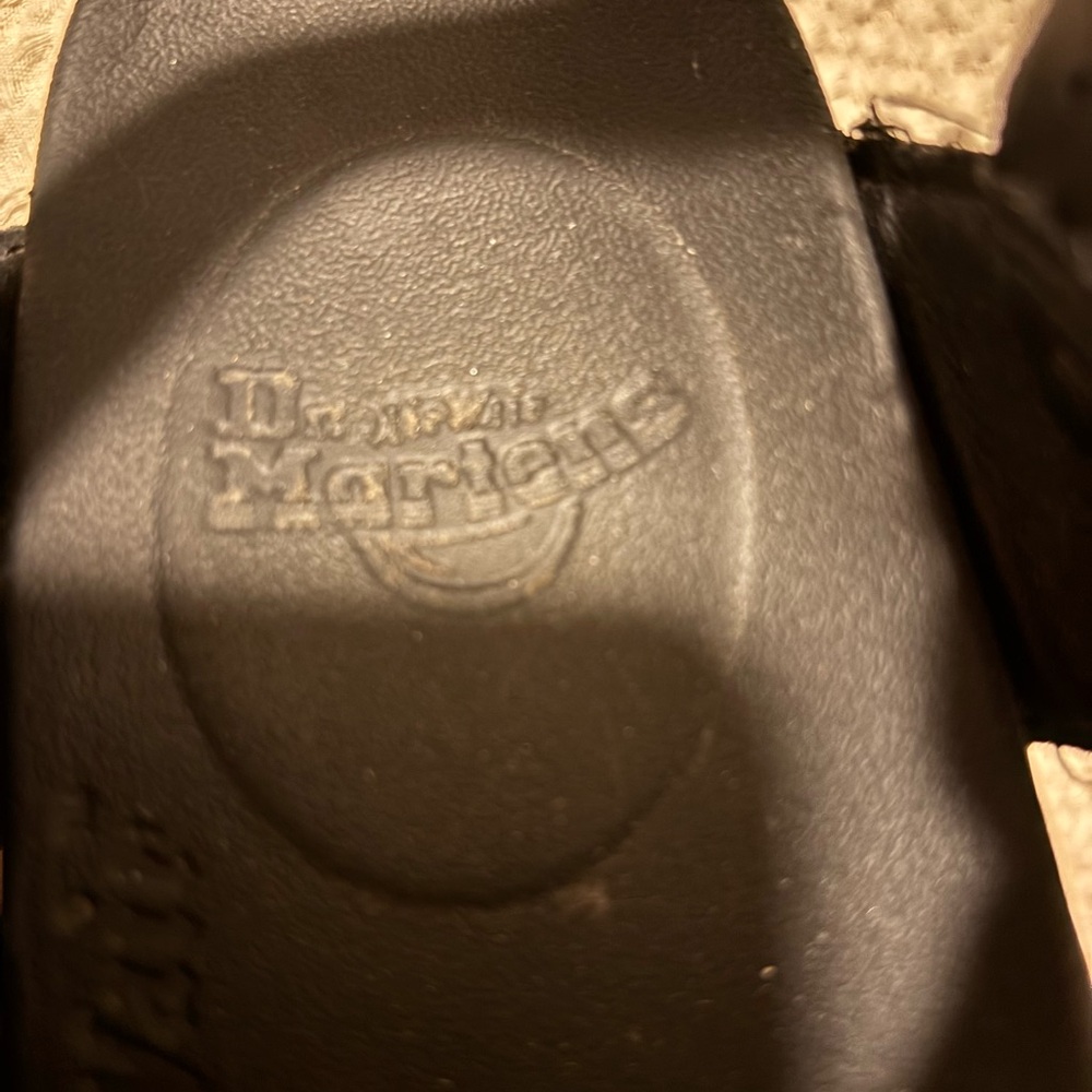 Dr Martens Voss Sandals Womens Black Leather Strap Size 6 - Picture 9 of 12